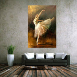 Fashion canvas art Hand Painted Modern Ballerina Dancer spanish dancer painting Art Wall Art decora