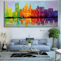 canvas paintings Hand Painted modern abstract oil Painting home decoration Wall art bedroom