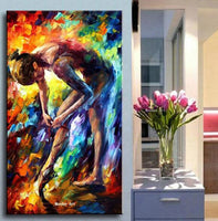 Sexy Women oil painting Hand Painted modern Figure Oil Paintings on Canvas Knife art painting Wall Painting for home decor