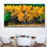 Hand Painted Fashion Canvas Autumn-Trees oil painting Hot Anime Painting Art