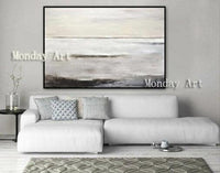 aritist Hand Painted oil Painting Modern Art Taupe Contemporary art Canvas pictures