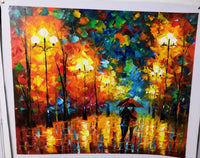 Artwork Hand Painted Canvas Oil Paintings Modern Palette Knife Landscape painting Wall Art