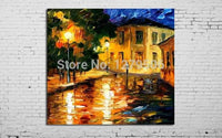 Artwork Hand Painted Canvas Oil Paintings Modern Palette Knife Landscape painting Wall Art