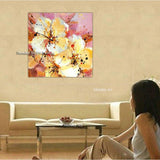 Hand Painted Flower painting Modern canvas Oil Painting landscape bedroom