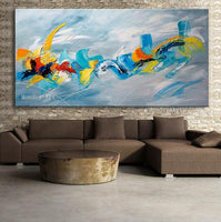 canvas paintings Hand Painted modern abstract oil Painting home decoration Wall art bedroom