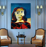 Hand Painted Top Sell Famous Painting Seated Women beside the window By Pablo Picasso Modern Abstract Portraits for