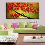 Hand Painted knife flower painting Abstract Acrylic Flower picture Hand Painted Palette Knife Painting