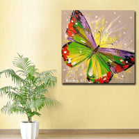 Hand Painted Butterfly Wall Art Canvas animal Painting Modern oil Painting Wall Art