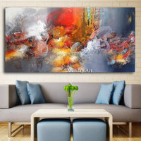 Hand Painted Artist modern painting abstract Color World wall art canvas famous abstract paintings reproduction oil paintings on canvas