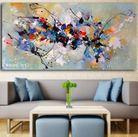 christmas Hand Painted canvas oil paintings Abstract Modern Painting Wall Art living room painting