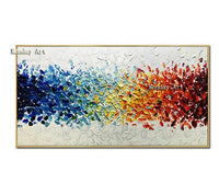 Hand Painted knife oil painting Abstract modern oil painting on canvas art knife canvas painting for bedroom hotel decora