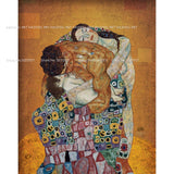 Hand Painted Gustav Klimt portrait painting The Family by Gustav Klimt Painting Bronze Painting