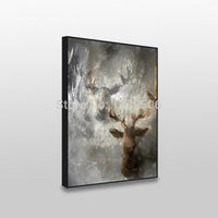 classical antelope oil painting Wall Art Hand Painted Animal On Canvass