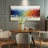 Hand Painted knife oil painting Abstract modern oil painting on canvas art knife canvas painting for bedroom hotel decora