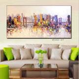 Big flower painting Hand Painted Flower Canvas Wall Art