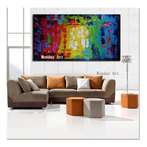 Hand Painted Canvas Hand Painted Modern Abstract On Canvas