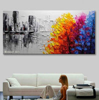 canvas paintings Hand Painted modern abstract oil Painting home decoration Wall art bedroom