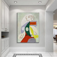 Hand Painted Picasso Figures Abstract Oil Painting Canvas For Home Wall Decor