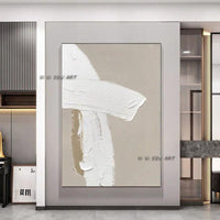 Hand Painted Heavily Textured Thick Acrylic Abstract Wall Hangings Art Canvas For Hotel Wall