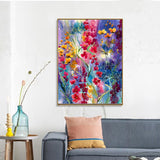 DIY Painting By Number Flowers For Adults DIY Room Wall Art Painting By Numbers Floral Home Decoration Gift 40x50cm