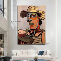 Abstract Hand Painted Decorative Famous Sailor and Art Picasso Canvas for Home Design