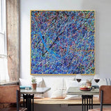 Hand Paintedmodern impression painting abstract oil painting on canvas for frameless living room