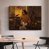 Paul Gauguin Hand Painted Oil Painting Unintentional Work Abstract People Classic Retro Wall Art Decor