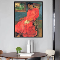 Hand Painted Art Oil Painting Paul Gauguin Impressionism Woman Abstract Figure Retro Room Decors