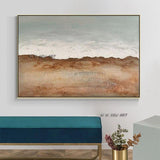 Arrival Textured Abstract Of Desert Landscape Modern Hand Painted Painting Art