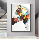 The Horse Hand Painted Nice Canvas Oil Paintings Abstract Decoration Fashion