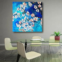 Hand Painted Art Oil Painting Landscape Knife Flower Modern Abstract Canvass