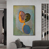 Hand Painted Oil Painting Picasso Portrait Of Woman Abstract Canvas For Home Wall Decor