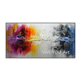 art Hand Painted modern landscape Oil Paintings on Canvas wall Bedroom Wall Art picture