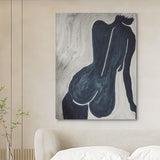 Sexy Nude Woman Body Hand Painted Portrait Posters Oil Painting On Canvas Wall Art For Modern Bedroom