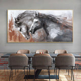 Hand Painted Abstract Horse Oil painting On Canvas Running Horses Wall Art Animals Acrylic Painting