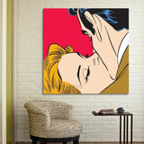 Hand Painted Canvas Painting Roy Lichtenstein Pop Art Cartoon Oil (Hand Pained!)