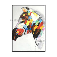 The Horse Hand Painted Nice Canvas Oil Paintings Abstract Decoration Fashion