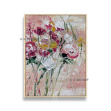 Hand Painted Canvas Abstract Modern Canvas Decorative Flower Rose Painting