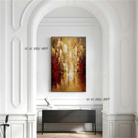 Hand Painted Light Luxury Painting Art Canvas Modern Mural