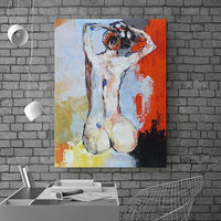 Hand Painted Impression People Oil Painting Nude Woman Abstract Canvas s