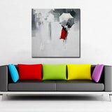 Wall Abstract Girl Figure Oil Painting On Canvas Hand Painted Modern Abstract Pop Art