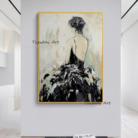 Hand Painted Abstract Figures Hand Painted Oil Painting Canvas Painting