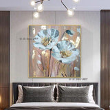 Beautiful Of Flowers For Home Wall Decoration Hand Painted Canvas Acrylic Sofa Bedroom