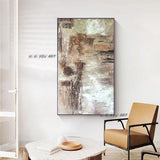 Hand Painted by Artist Canvas Wall Art Modern Abstract Minimalist for Livingroom.