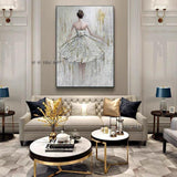 High Quality On Canvas Dancer Girl Oil Paintings Wall Art