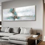 Light Color Modern Hand Painted Abstract Original oil painting Canvas Scandinavian Painting