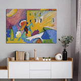 Hand Painted Wassily Kandinsky No. 3 improvisation study Hand Painted Oil Painting for Living Decor