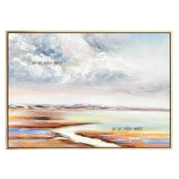 Modern Impressionist Landscape Painting High Quality Hand Painted Abstract On Canvas