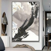 Hand Painted Oil Paintings Modern Abstract Canvas Retro Wall Art Nordics Minimalism Decoration