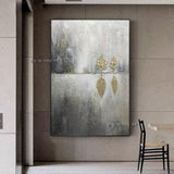 Hand Painted Abstract Wall Art Contemporary Landscape Minimalist Modern On Canvas Decorative For Living